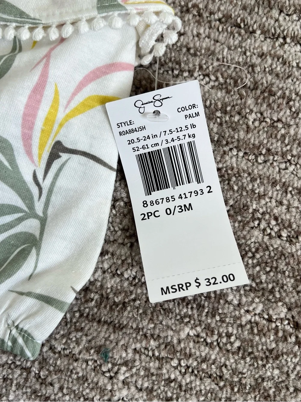 NWT Jessica Simpson Baby Summer Bodysuits